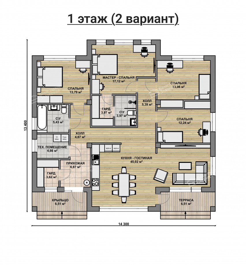 Дом из камня VZ-780